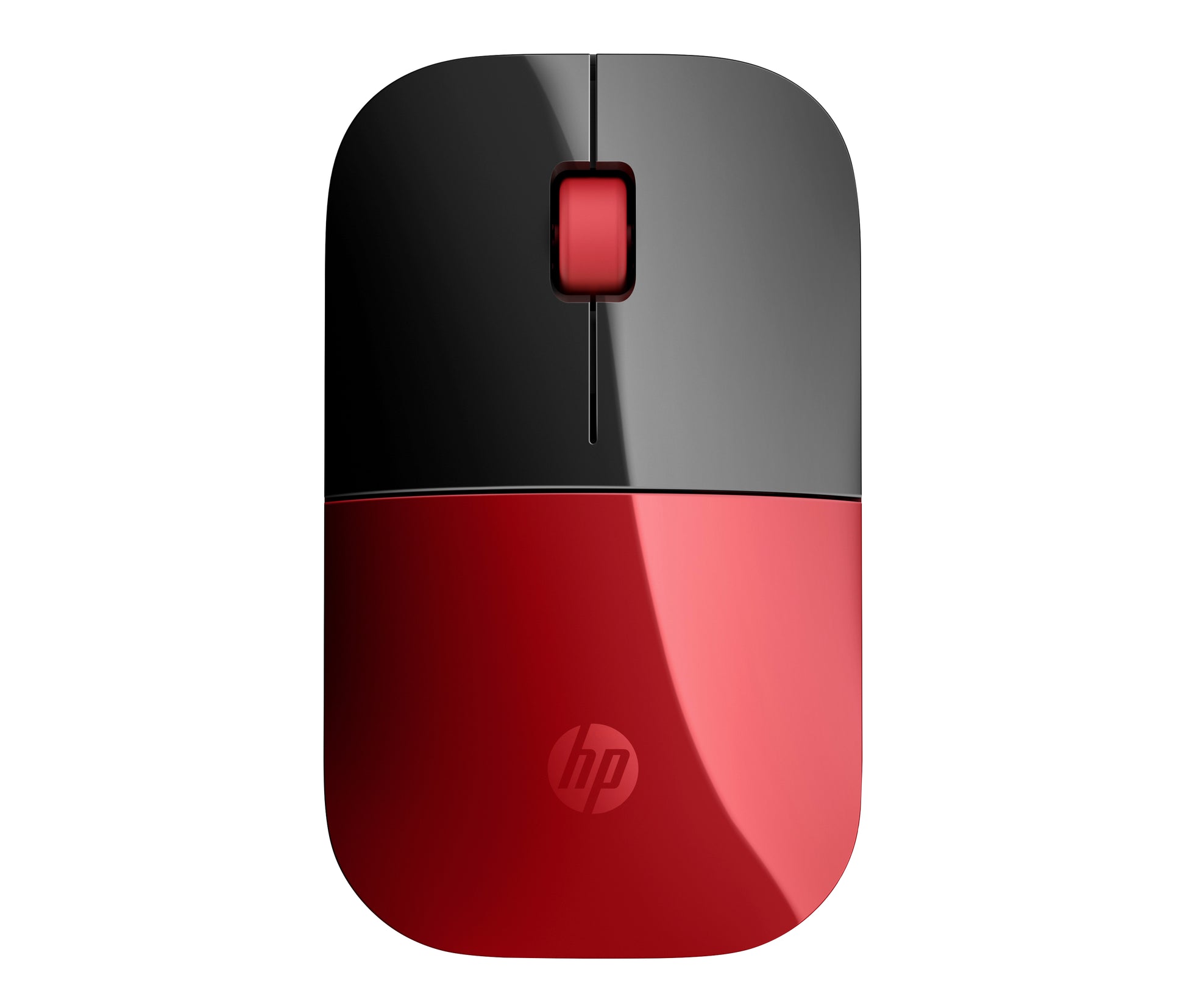 HP Z3700 – Maus – Kabellos (2,4 GHz), 1200 DPI, beidhändig, Rot