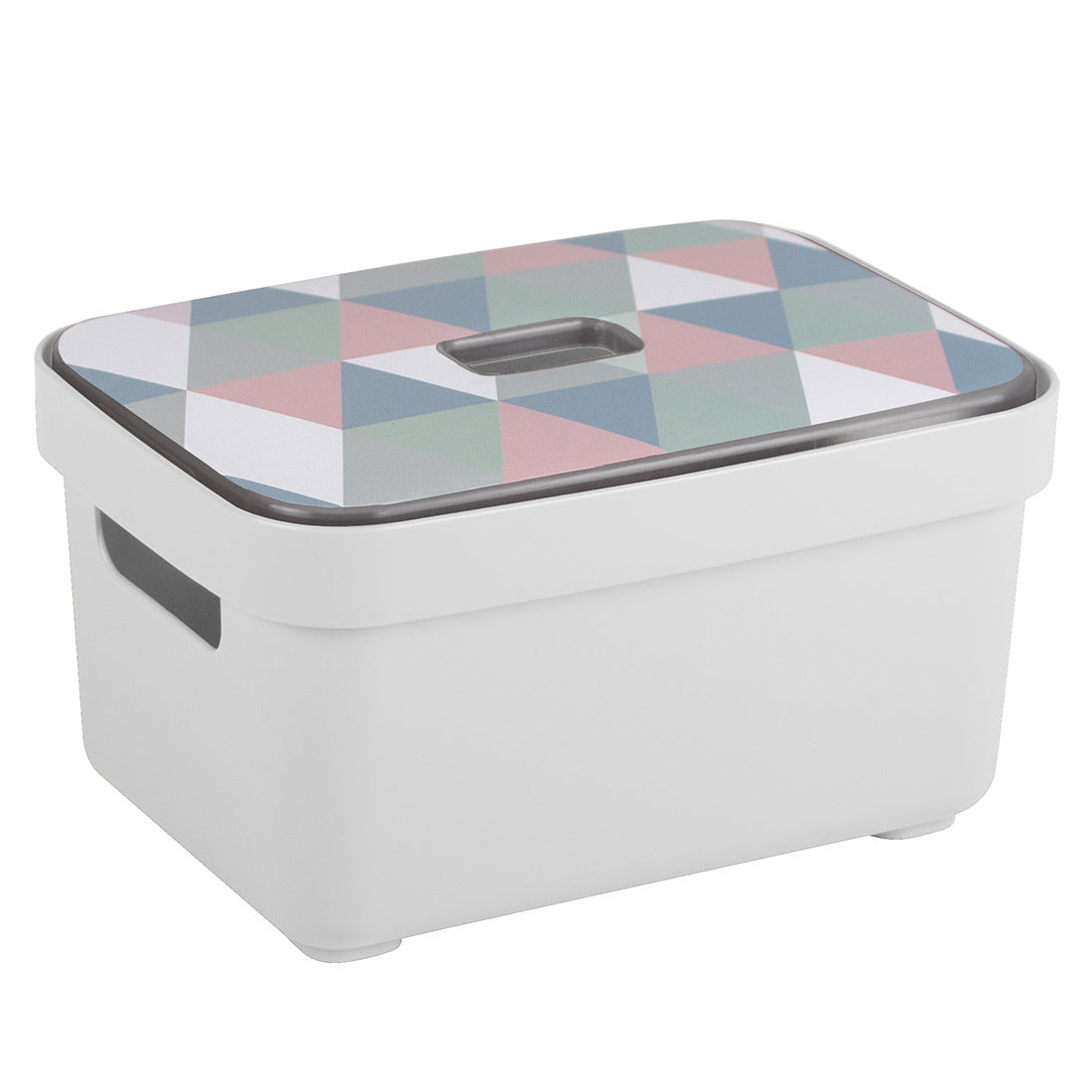 Sigma home Aufbewahrungsbox 2,5 l (ohne Deckel) – Kunststoff – Weiss – 177 × 128 × 93 mm