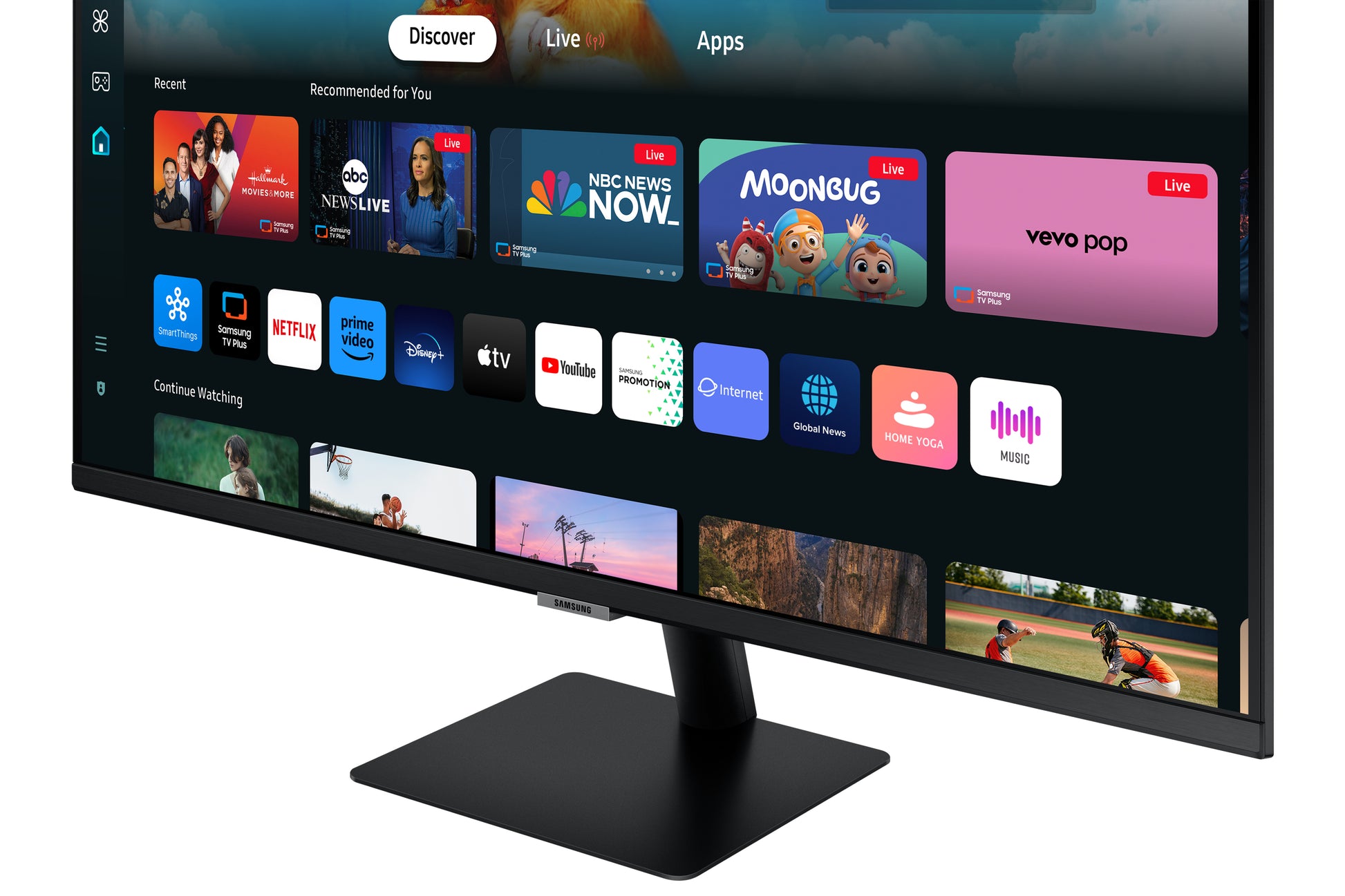 Samsung M50D – Monitor, 27", 1920 × 1080 (Full HD), LED, Schwarz