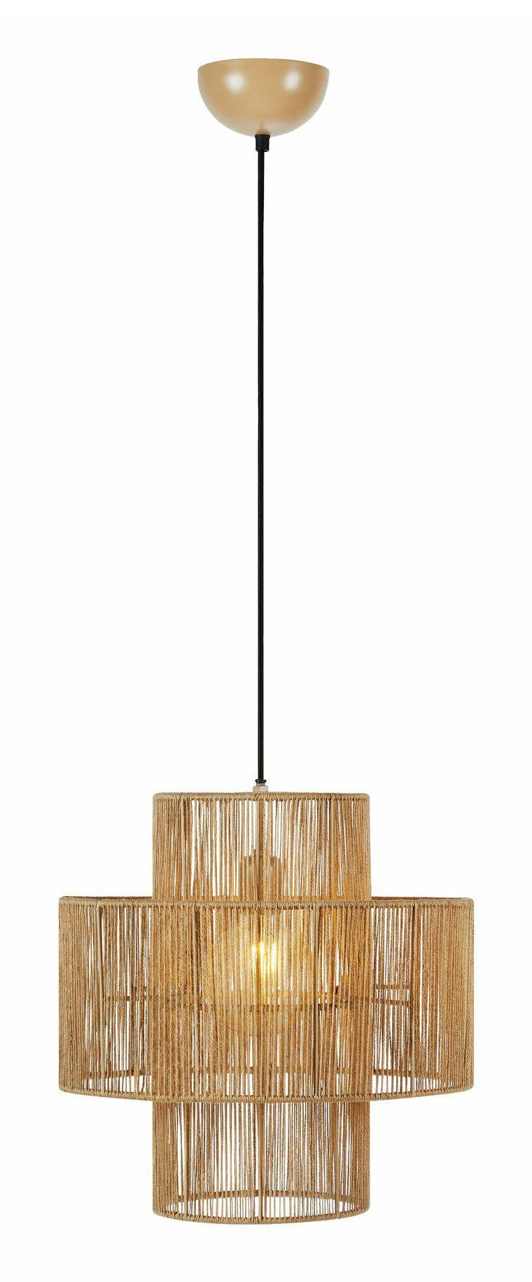 Markslöjd Pendelleuchte Soga – Ø 40 × 41 cm, 40 W, Neutralweiss, Beige, E27
