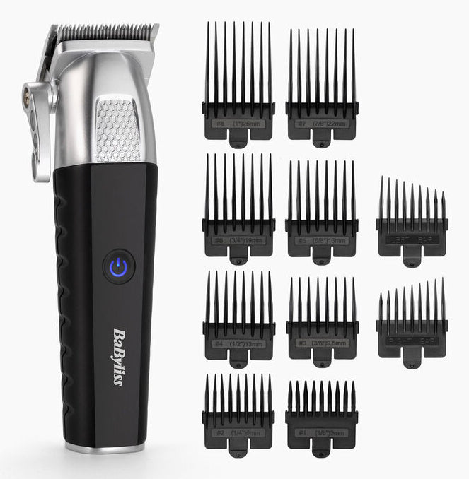 BaByliss Haarschneider E812E – 0,5–25 mm Schnittlänge, Li-Ion Akku, 20 min Laufzeit – schwarz