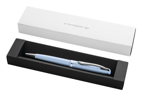 Pelikan Jazz Pastel K36 Kugelschreiber – Blau, Medium, Druck, dokumentenecht, nachfüllbar