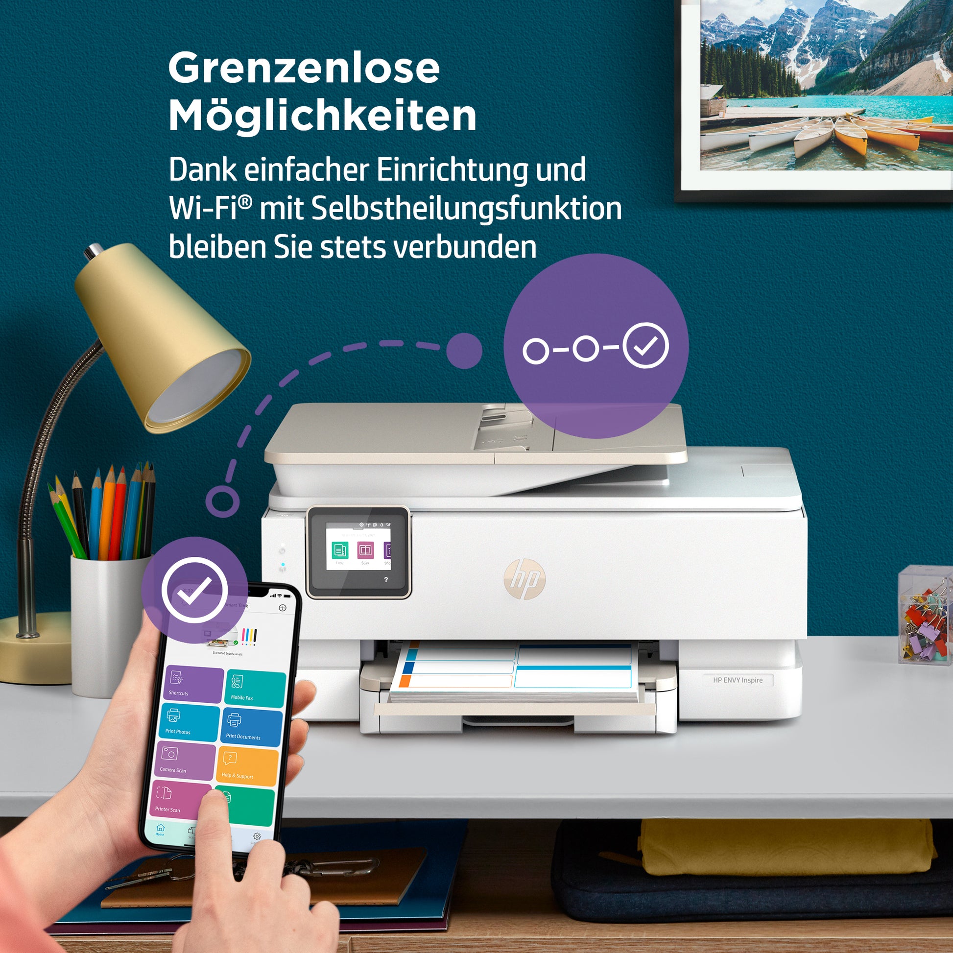 HP ENVY INSPIRE 7920E – Farbiges Tintenstrahl-MFP A4, 3-in-1