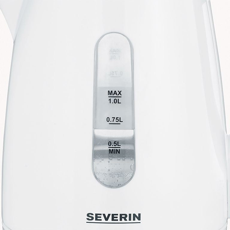 Severin Wasserkocher – 1 l, Kunststoff, Weiss, WK3411