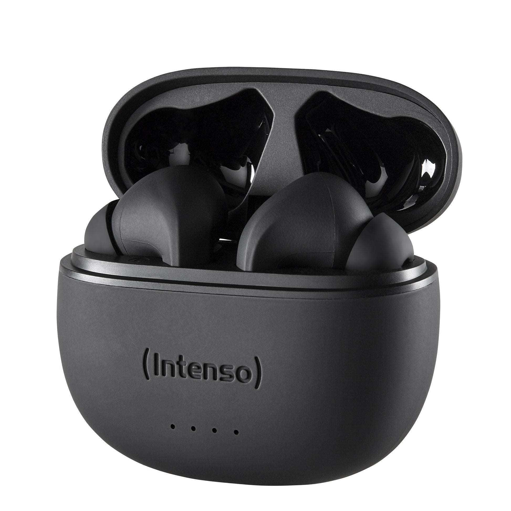 Intenso Black Buds T300A TWS In-Ear – ANC, mit Ladecase, Schwarz, BT 5.3