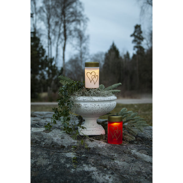 Star Trading Solar-Teelicht 483-10 – Ø 7 cm, 0,3 W, Warmweiss, IP44, Akkubetrieb, Weiss