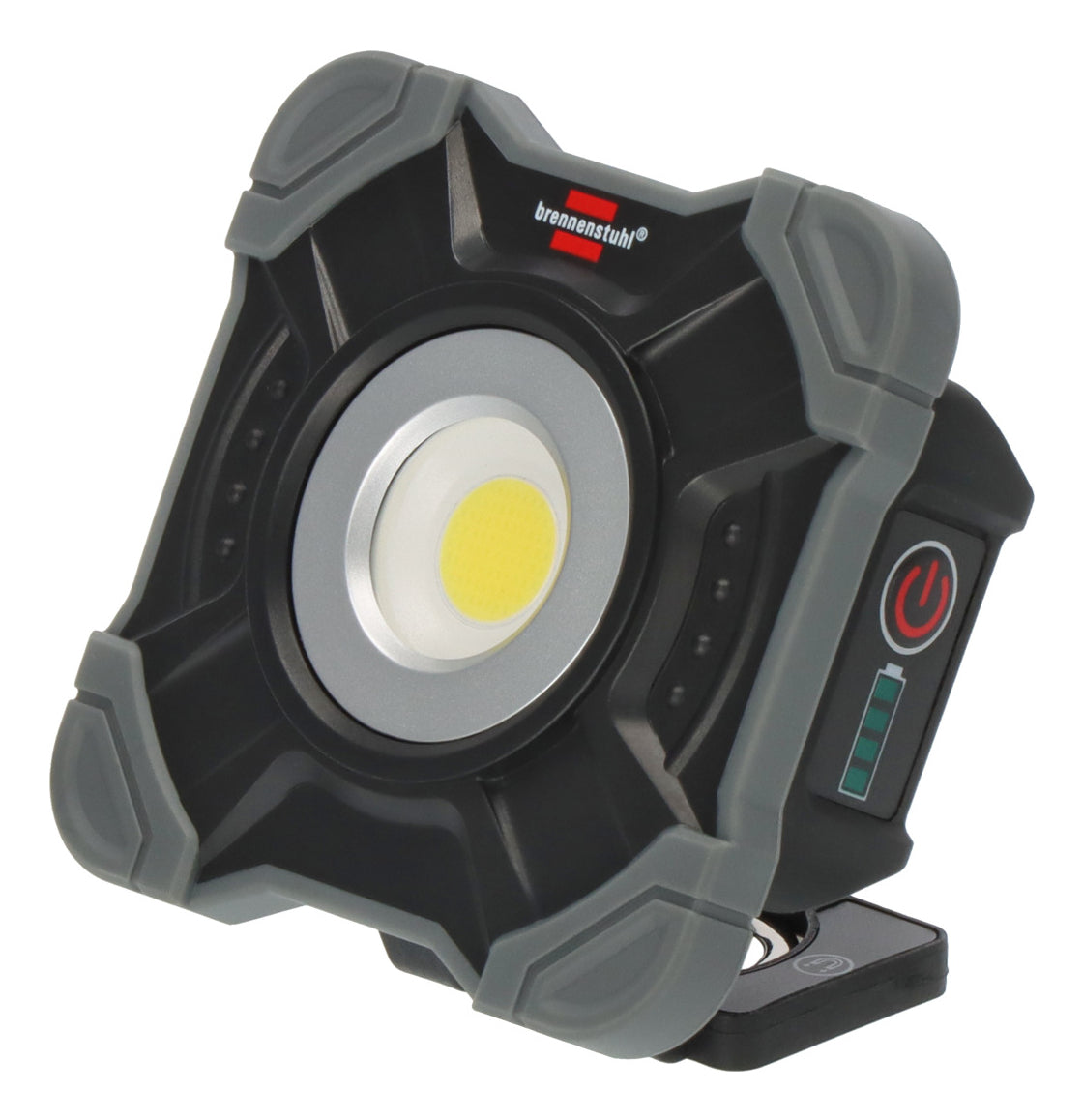 Brennenstuhl Taschenlampe – 2200 lm, IP54, Akku (USB), dimmbar, 20 W – Silber