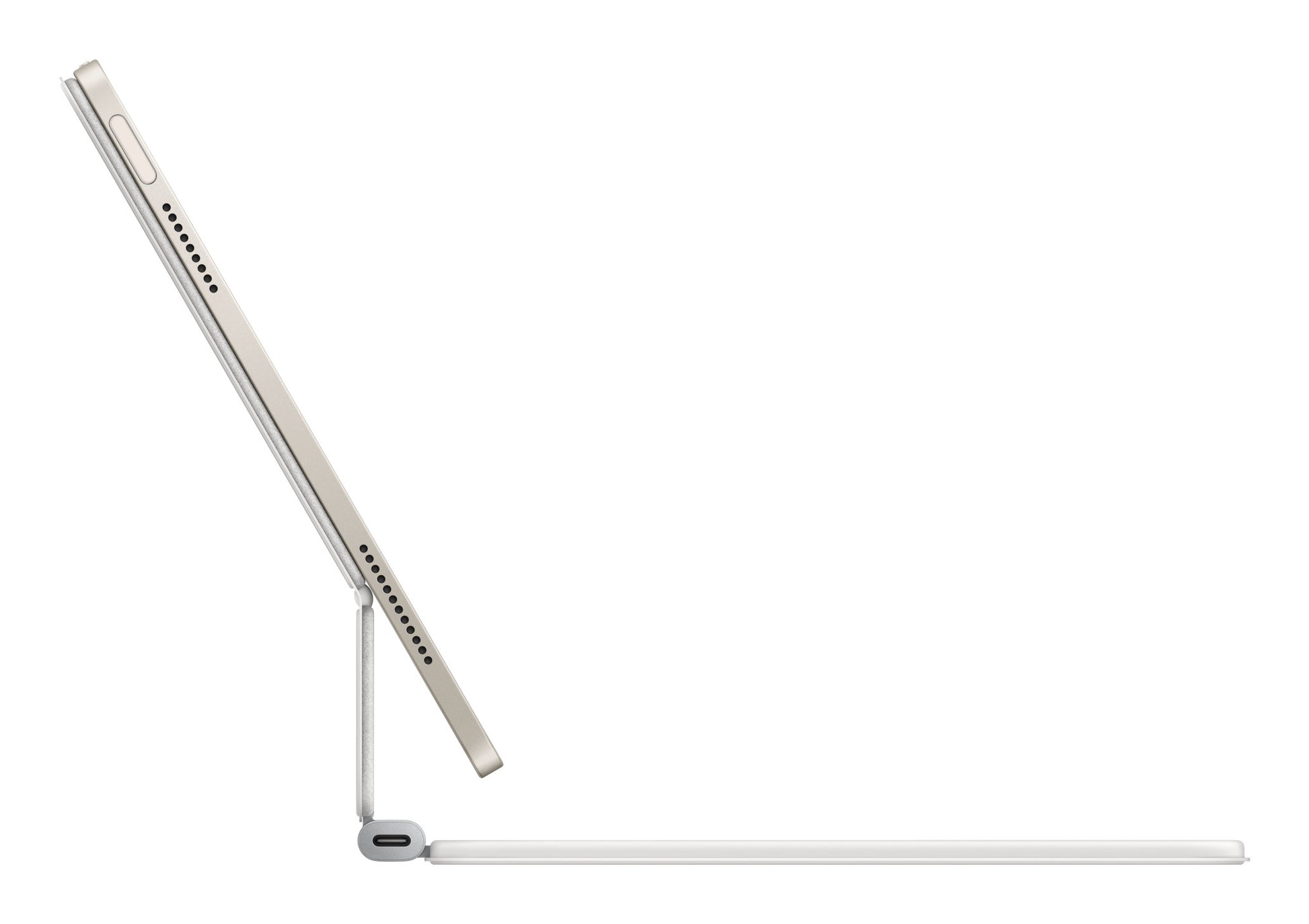 Apple Magic Keyboard – Tastatur, DE-Layout (DE), Weiss – für iPad Air 11" (M3)