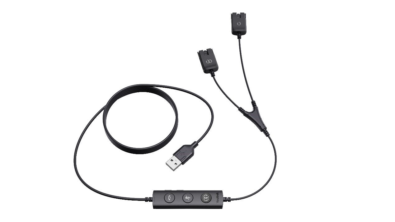 Yealink Headset-/Audio-Kabel (Trainer), USB, Quick Disconnect (QD), 10er-Pack