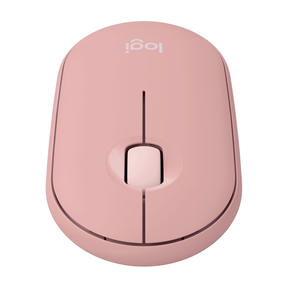 Logitech Pebble M350S Tonal Rose Maus – kabellos, Bluetooth, rosa