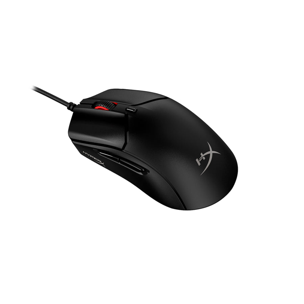 HP Pulsefire Haste 2 – Gaming-Maus – Kabelgebunden (USB‑A), 26000 DPI, RGB-Beleuchtung, beidhändig, Schwarz