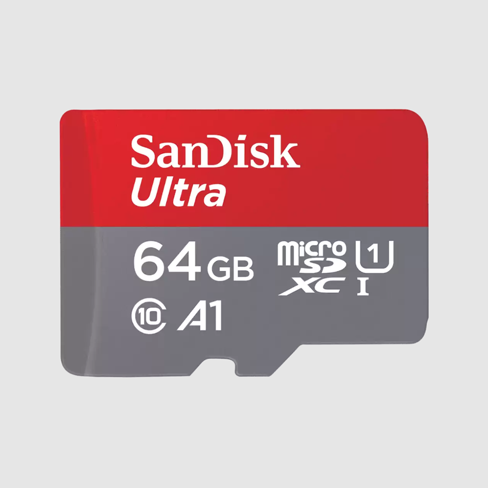SanDisk Ultra microSDXC Speichergerät – 64 GB, 140 MB/s, SD-Adapter