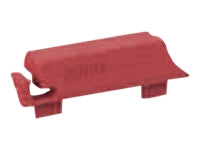 Bachmann Verriegelungslaschen – Rot, 12er-Pack, für IEC C13