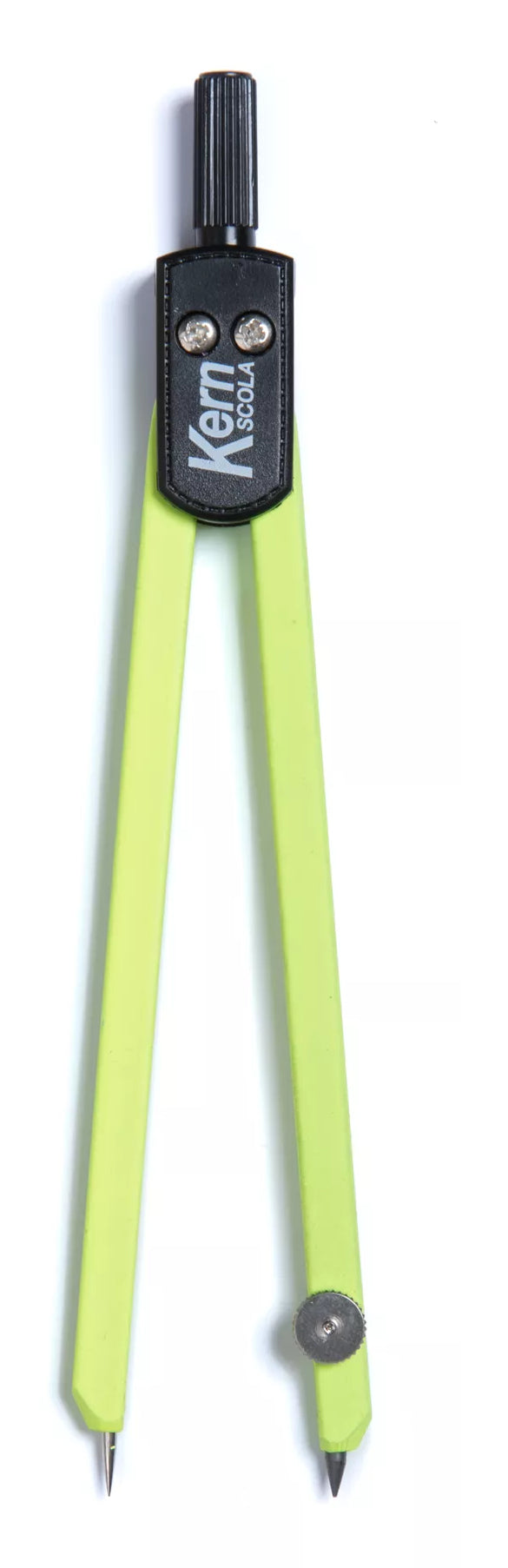 Kern Scola Zirkel – Länge 135 mm, max. Kreis-Ø 30 cm, mit Minendose, gelb