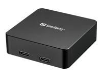 Sandberg MagSafe Powerbank 5'000 mAh – 20 W PD, 2× USB-C, schwarz