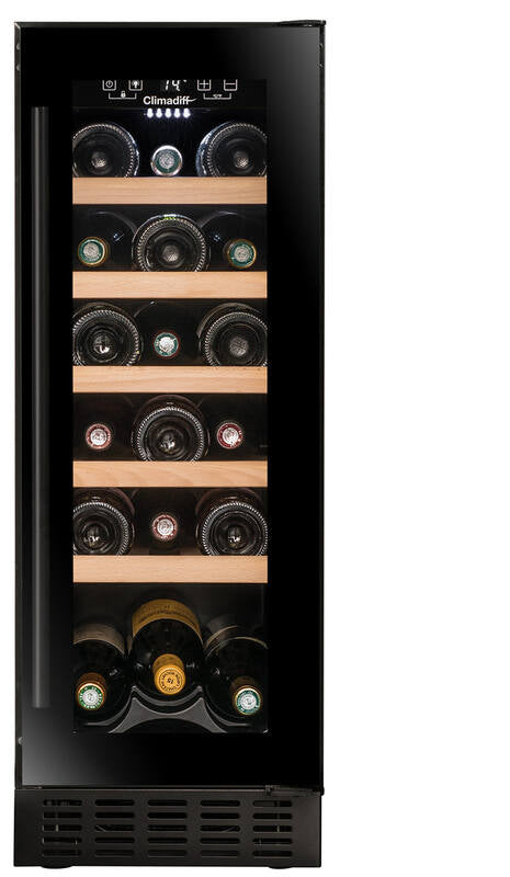 Climadiff Weinkühlschrank CBU20S2B – 57 l, 240 V, Kompressor, Energieeffizienzklasse F