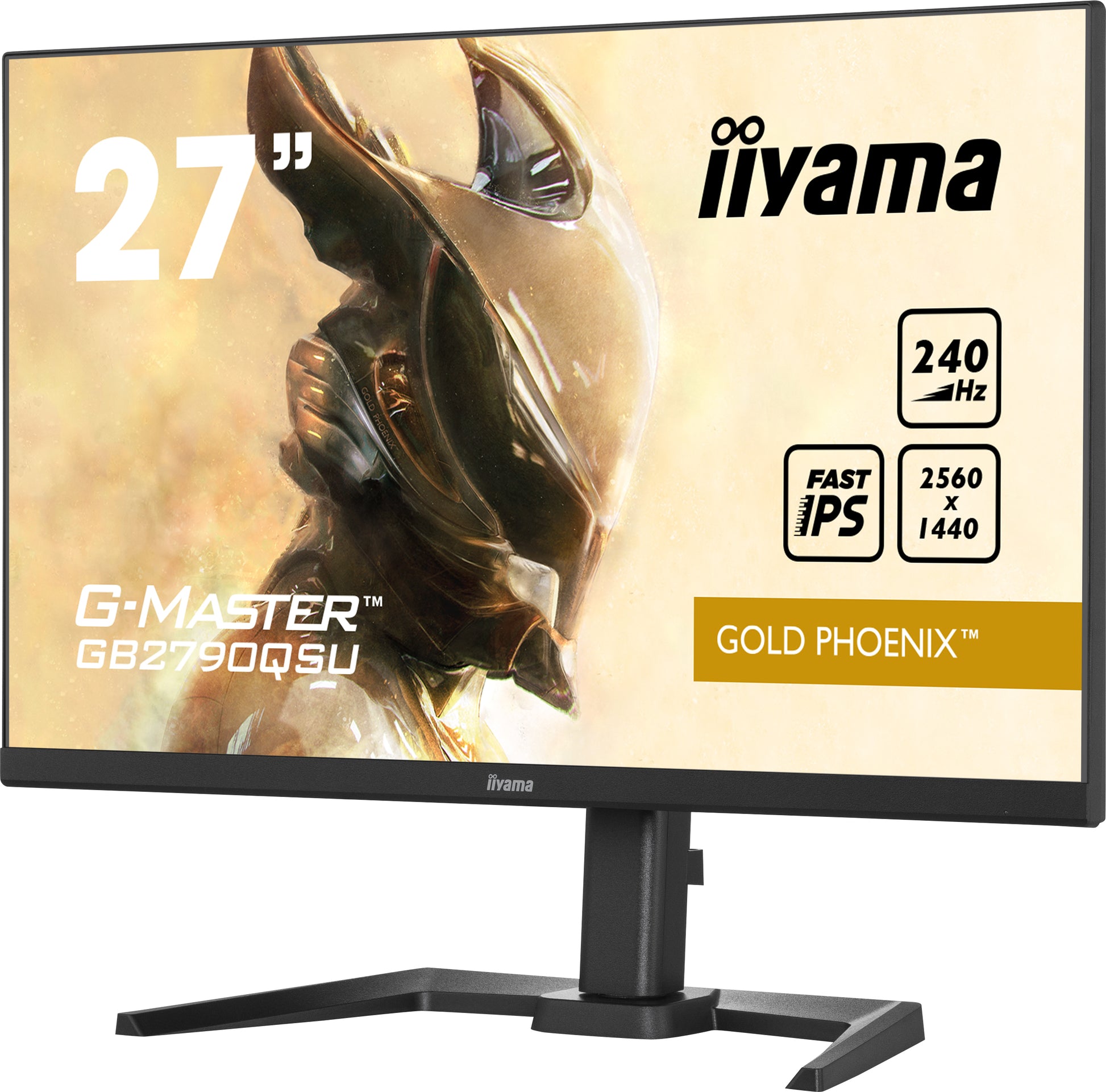 iiyama GB2790QSU-B5 – Monitor, 27" WQHD (2560 × 1440), IPS, 240 Hz, 400 cd/m²