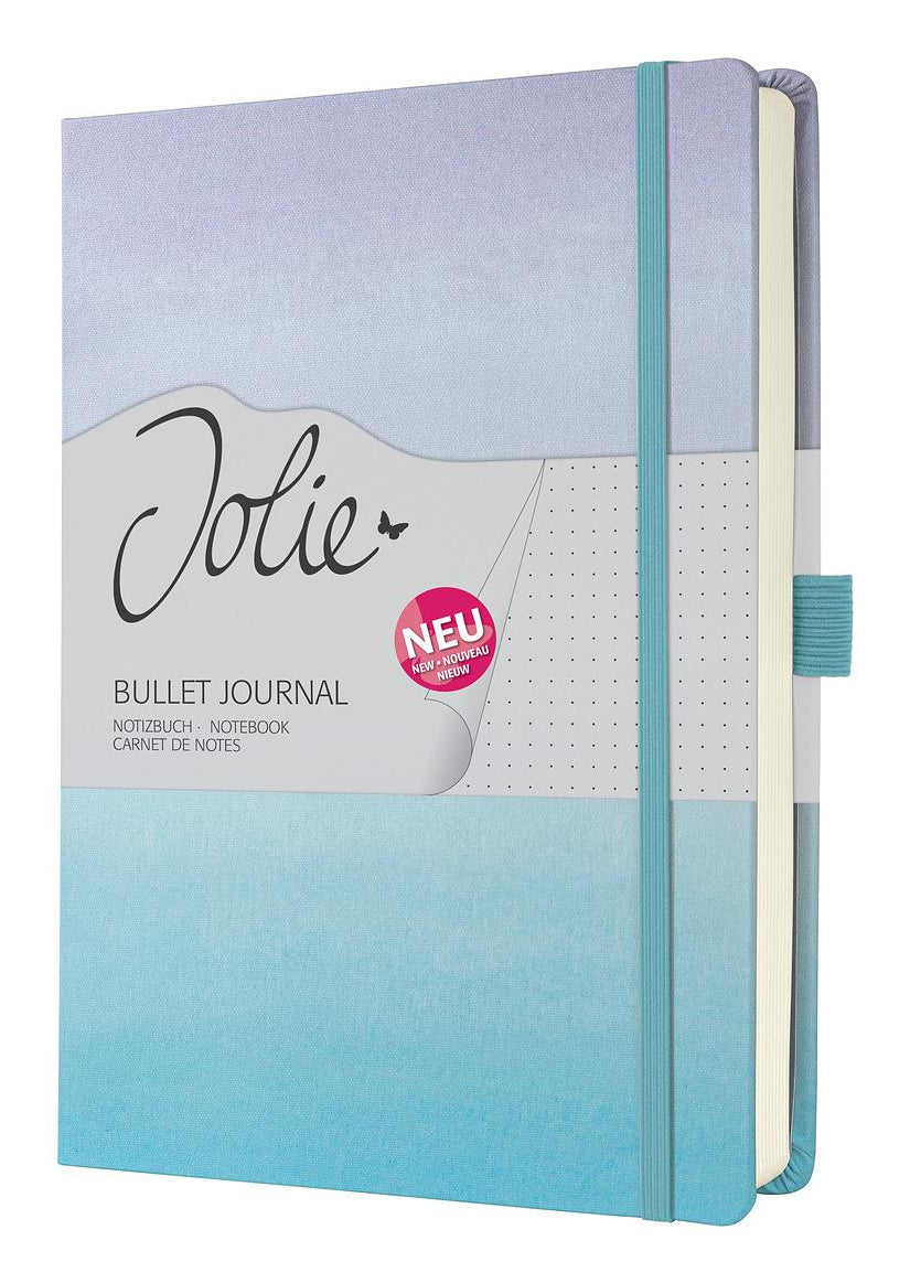 Sigel Notizbuch A5+, punktkariert, Fadenheftung, Hardcover, 200 Seiten, 120 g/m² – mehrfarbig