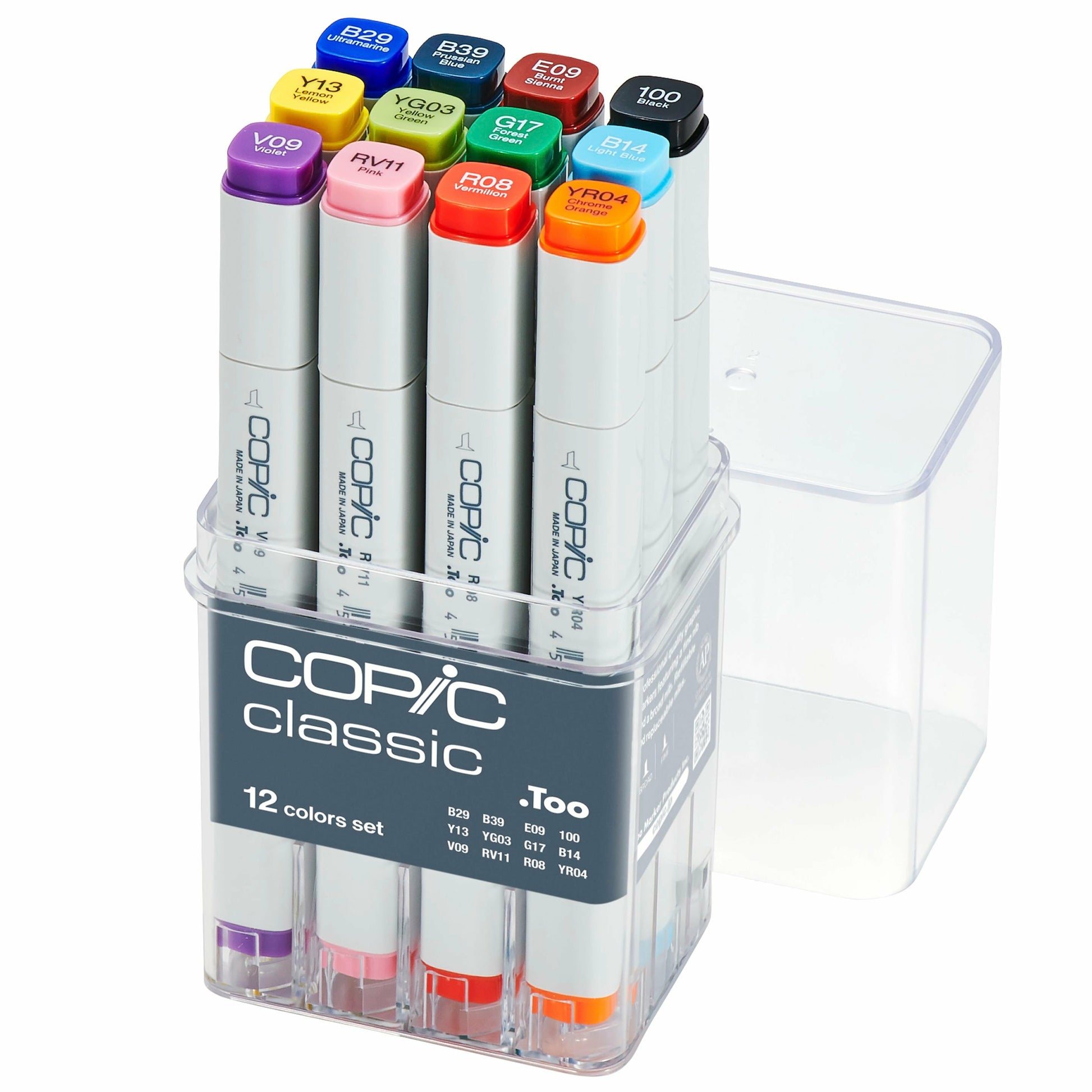 Copic Permanent Marker – 12 Stück