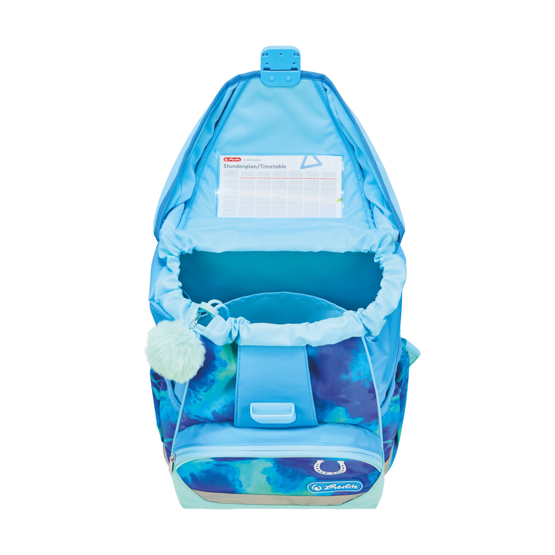 Herlitz UltraLight XL Plus – Schulrucksack-Set 4-teilig, Lucky Horse, 22 l, 32×39×25 cm