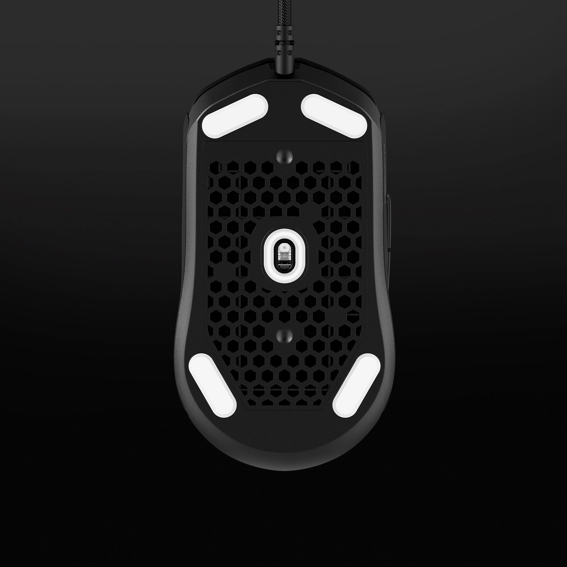 HyperX Pulsefire Haste 2 Gaming-Maus – kabelgebunden, 26'000 dpi, 8'000 Hz, 6 Tasten, für Rechtshänder, weiss