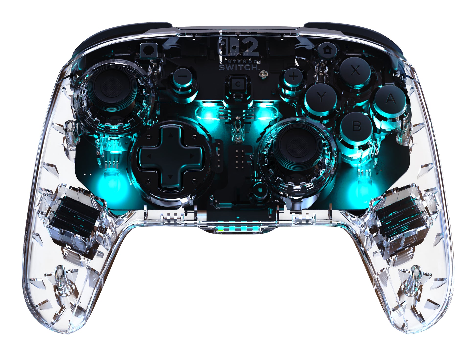 Turtle Beach Afterglow TBC-8104 – Gamepad – USB + Bluetooth, RGB-Beleuchtung, für Nintendo Switch, Transparent