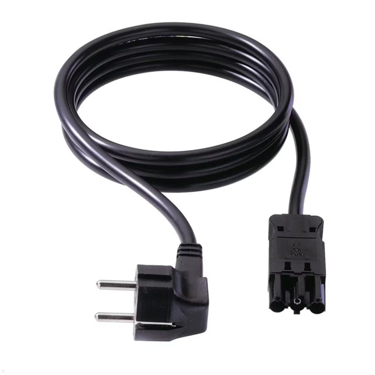 Bachmann Netzkabel – Schuko (CEE 7/7)–GST18, 1 m, 250 V/16 A, schwarz