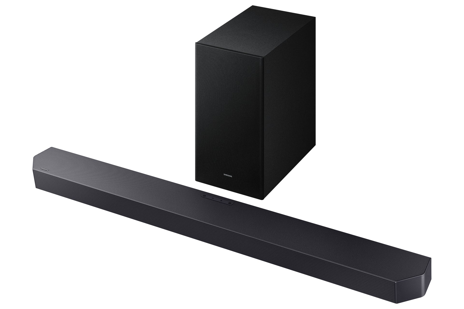 Samsung Q600F/Xn – Soundbar mit kabellosem Subwoofer – 3.1.2, HDMI eARC, Bluetooth 4.2, Titan, Schwarz
