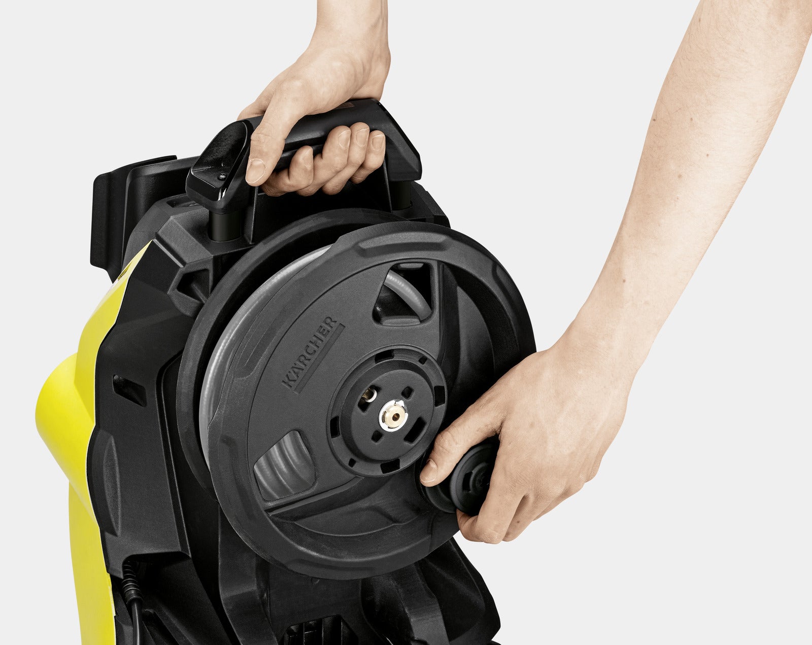 Kärcher Hochdruckreiniger K 7 Premium Smart Control Flex Home – 180 bar, 485 l/h – 10 m Schlauch – Gelb