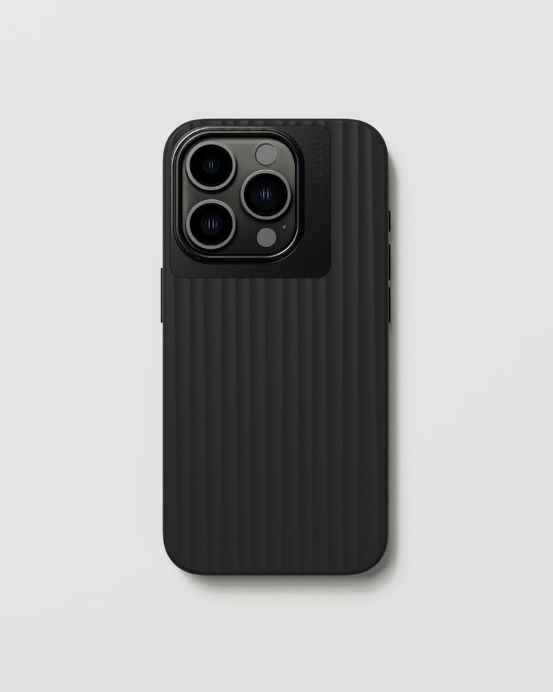 Nudient – Backcover – für Apple iPhone 15 Pro – schwarz