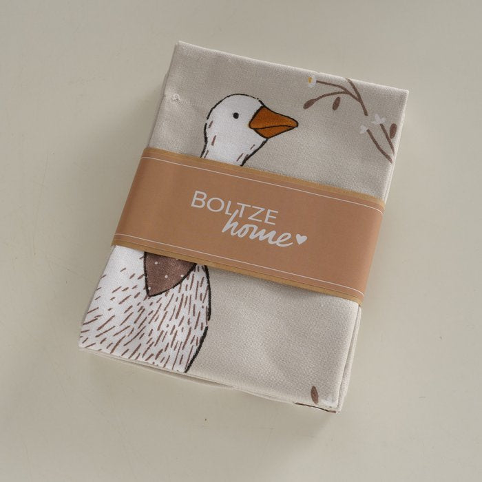 Boltze Küchentücher Goosie – assortiert – 50 × 70 cm – Baumwolle – 2er-Set
