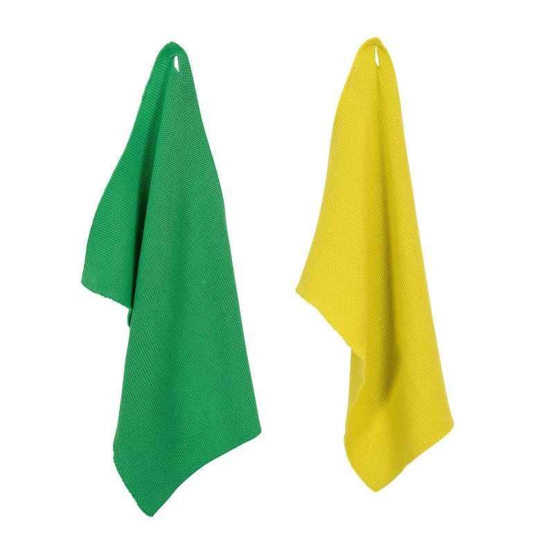 PAD Reinigungstuch Monte – Grün – 30 × 45 cm – Baumwolle – 2er-Set