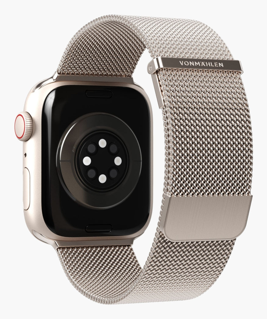 Vonmählen Milanese Loop 2 – Champagner, für Apple Watch