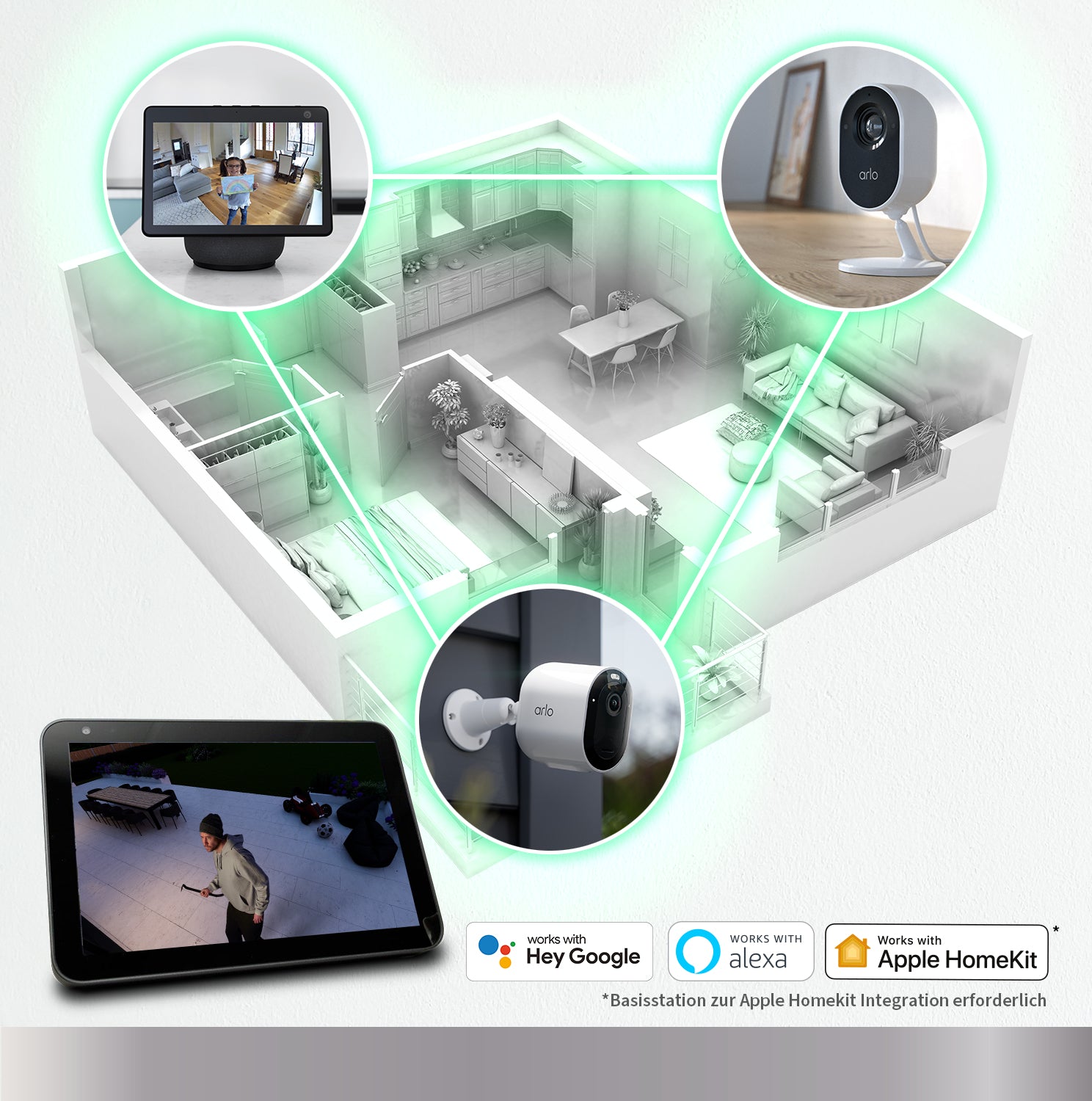 Arlo Pro5 Überwachungskamera – 2K, 2er-Set