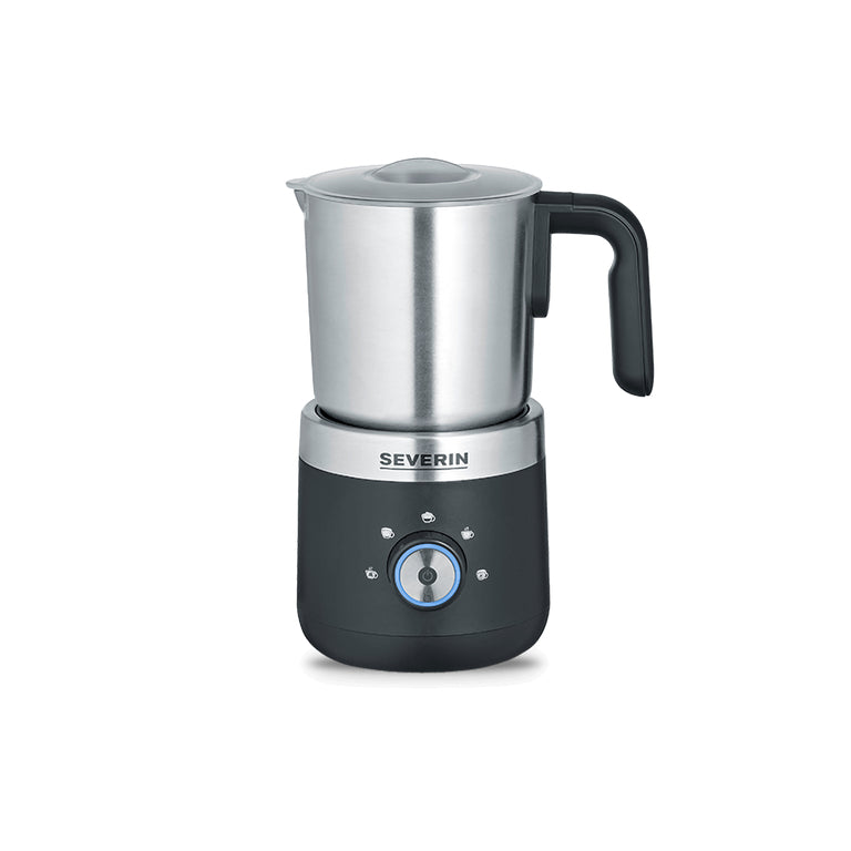 Severin Milchaufschäumer SM3588 – 300 ml, 550 W, spülmaschinenfest – schwarz/silber