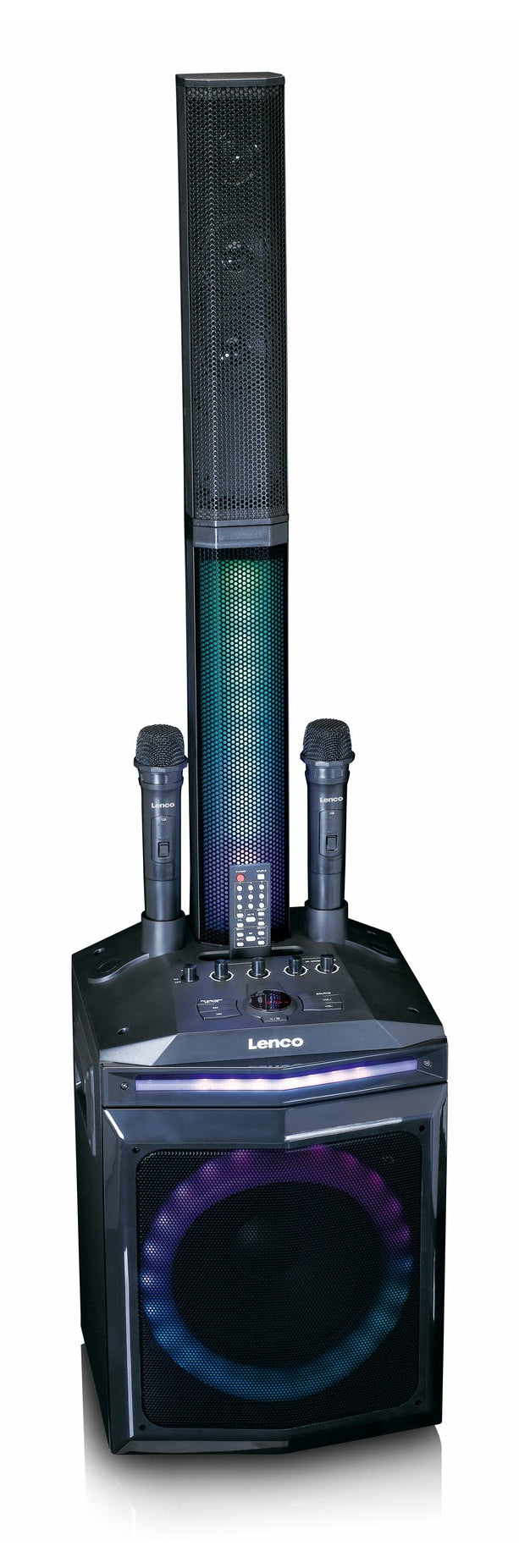 Lenco PA-220BK – Party-Lautsprecher – 120 W, LED