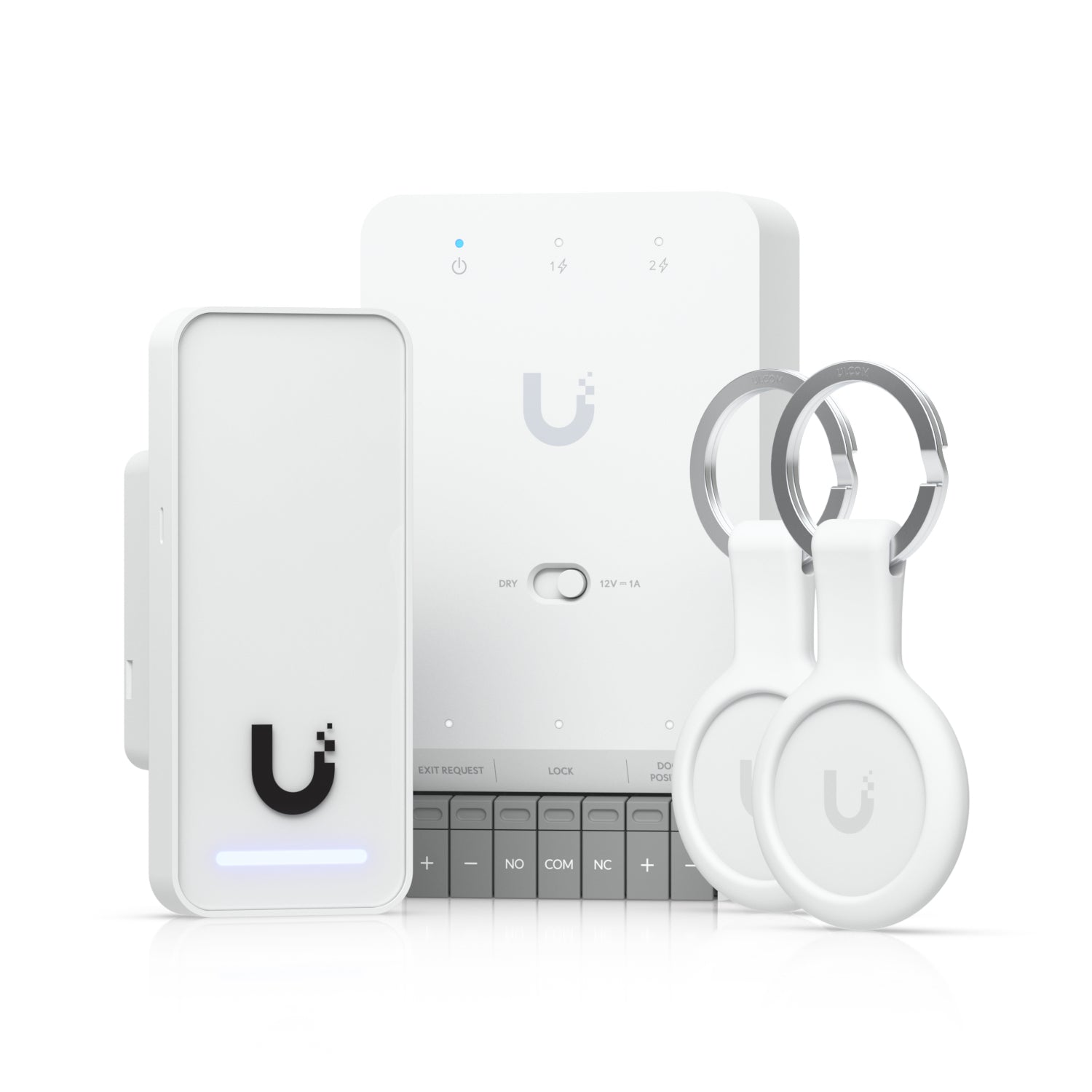 Ubiquiti UniFi Access G3 Single Kit Zutrittscontroller – 1 Tür, PoE, Metall/PC, Grau/Weiss