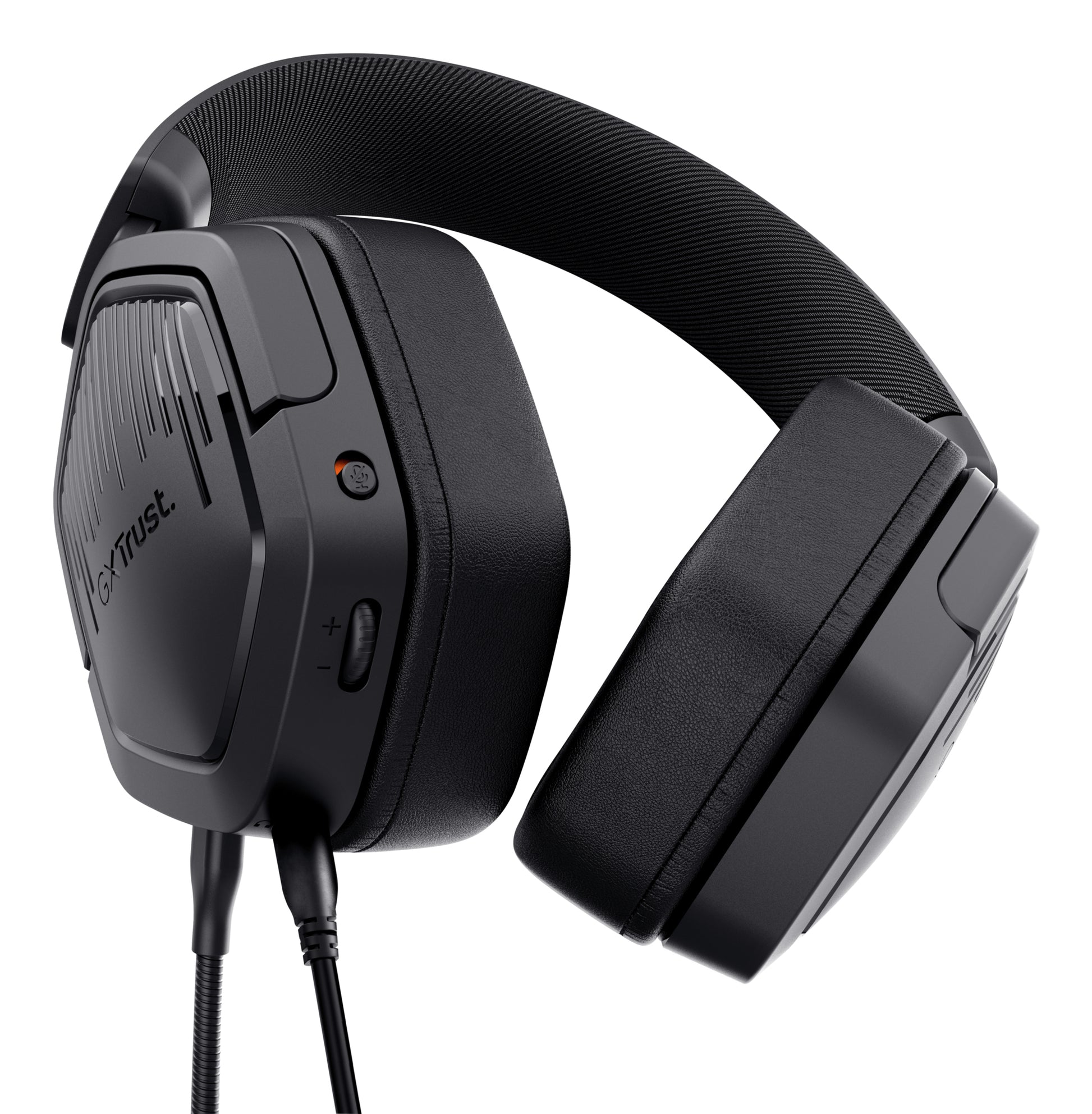 Trust GXT492 Carus Gaming-Headset – Over-Ear, Stereo, Kabelgebunden, 3,5 mm Klinke, Schwarz
