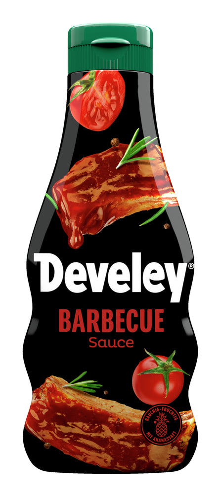 Develey BBQ-Sauce, veganfreundlich – 250 ml