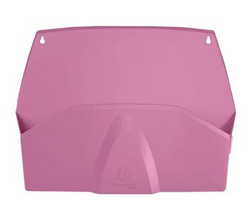 Exacompta AutentiK – Wandfach für A4, quer, Kunststoff, Rosa, 382 × 289 × 72 mm