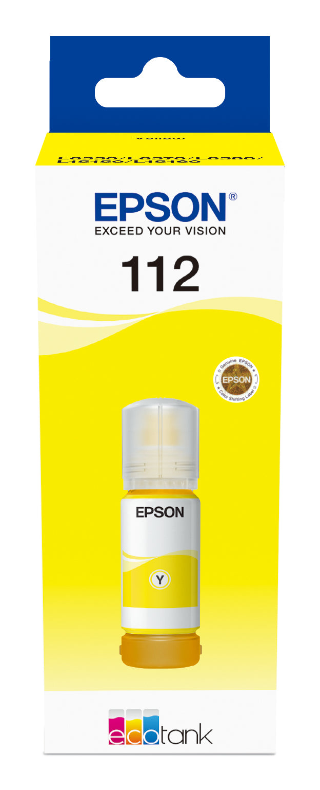 Epson EcoTank 112 Gelbe Tintenpatrone (Original) – 6'000 Seiten – für L5160/L5150