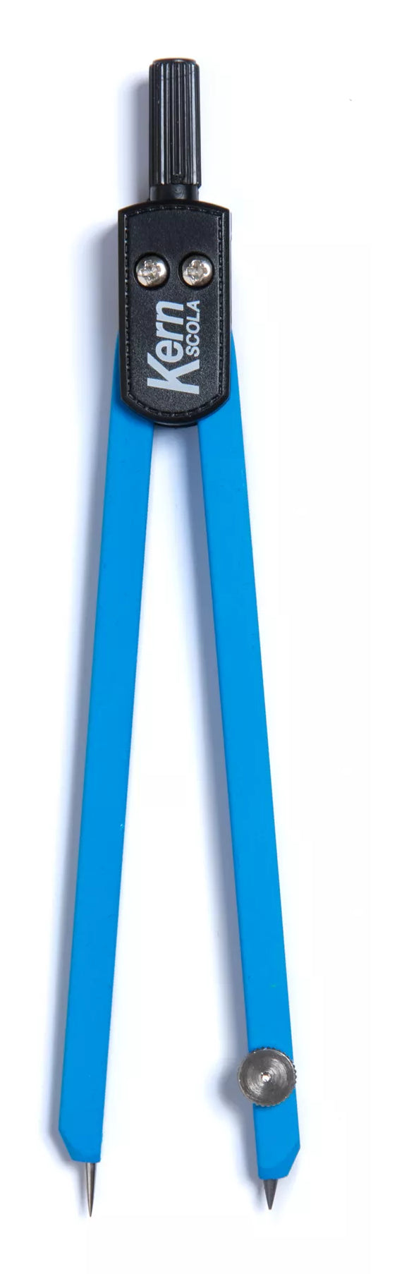 KERN Scola Zirkel – Länge 135 mm, max. Kreis-Ø 30 cm, inkl. Minendose, blau