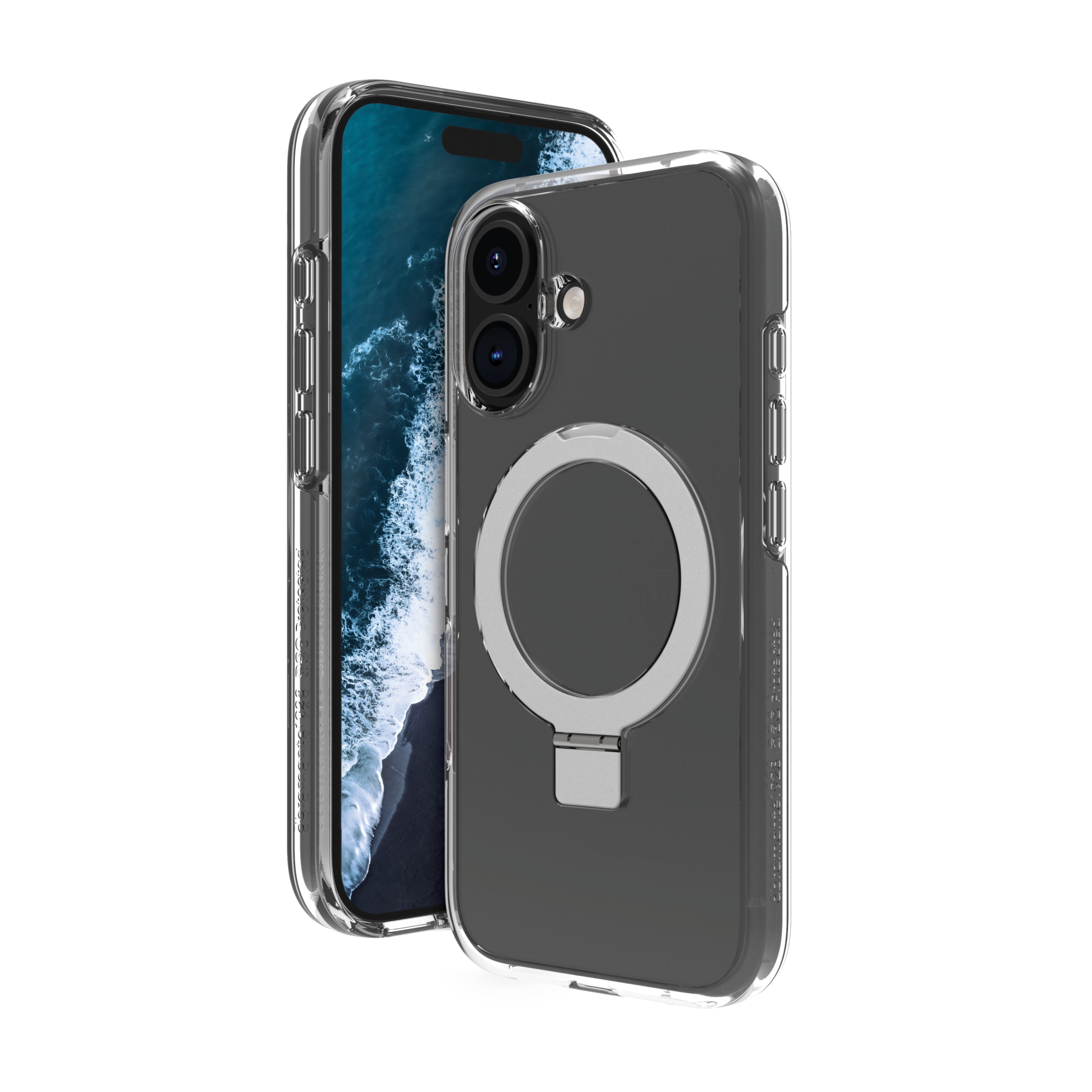 dbramante1928 Iceland Ultra D3O MS Kick Backcover – für Apple iPhone 16 Plus, Transparent, bis 4 m Sturzsicher