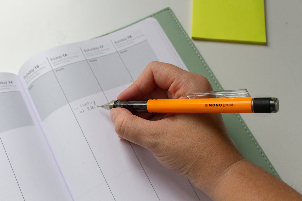 Tombow MONO graph Druckbleistift – 0,7 mm – Grün – Schüttel-Mechanismus – 1er-Pack