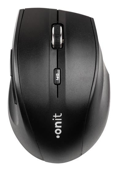 ONIT Tastatur-Maus-Set – 2,4 GHz USB-A (Empfänger) – QWERTZ (CH) – Schwarz