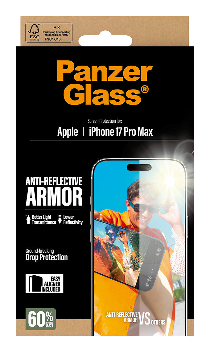 PanzerGlass Backcover – für Apple iPhone 17 Pro Max – kratzfest