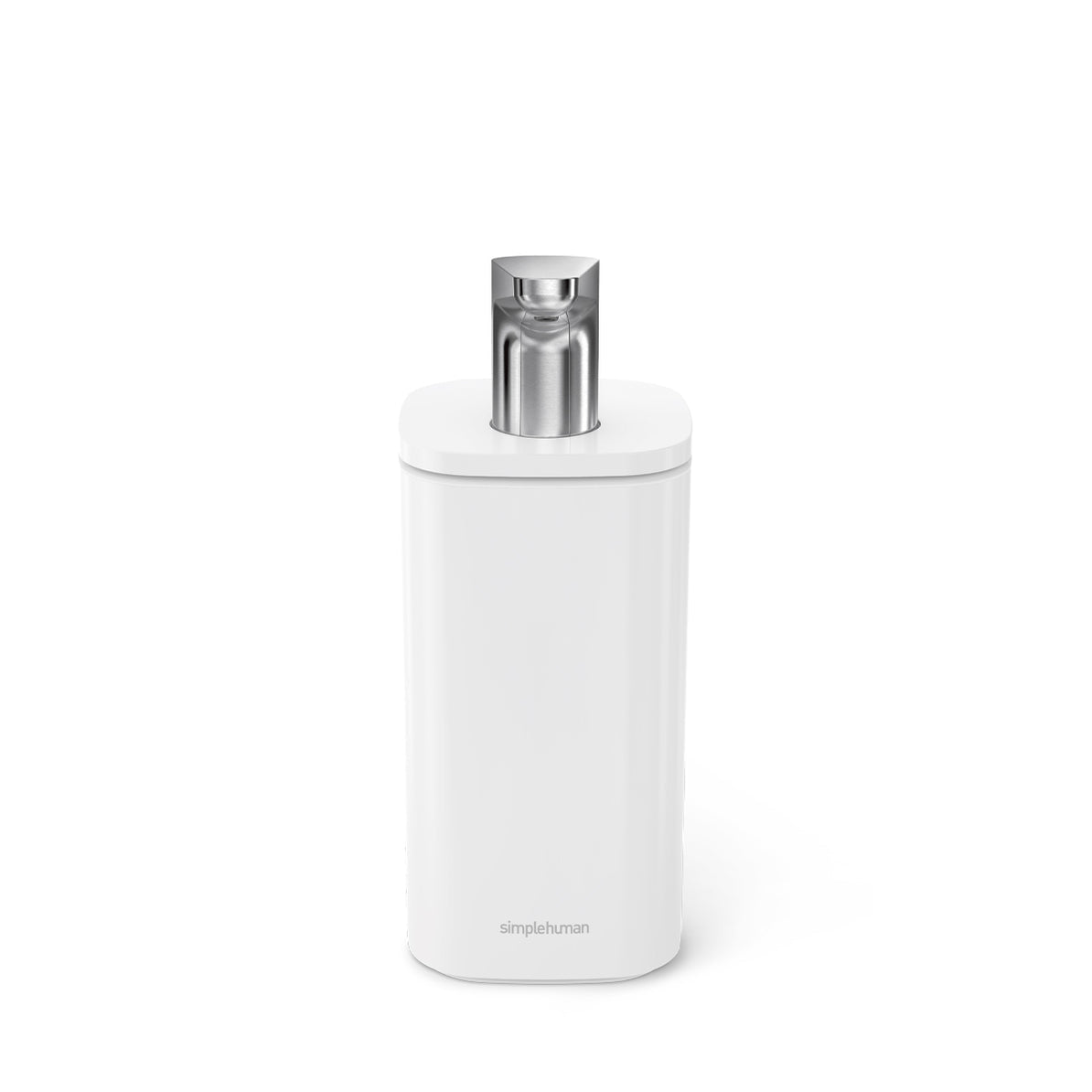 Simplehuman KT1193 Seifenspender – Edelstahl, Weiss, 295 ml