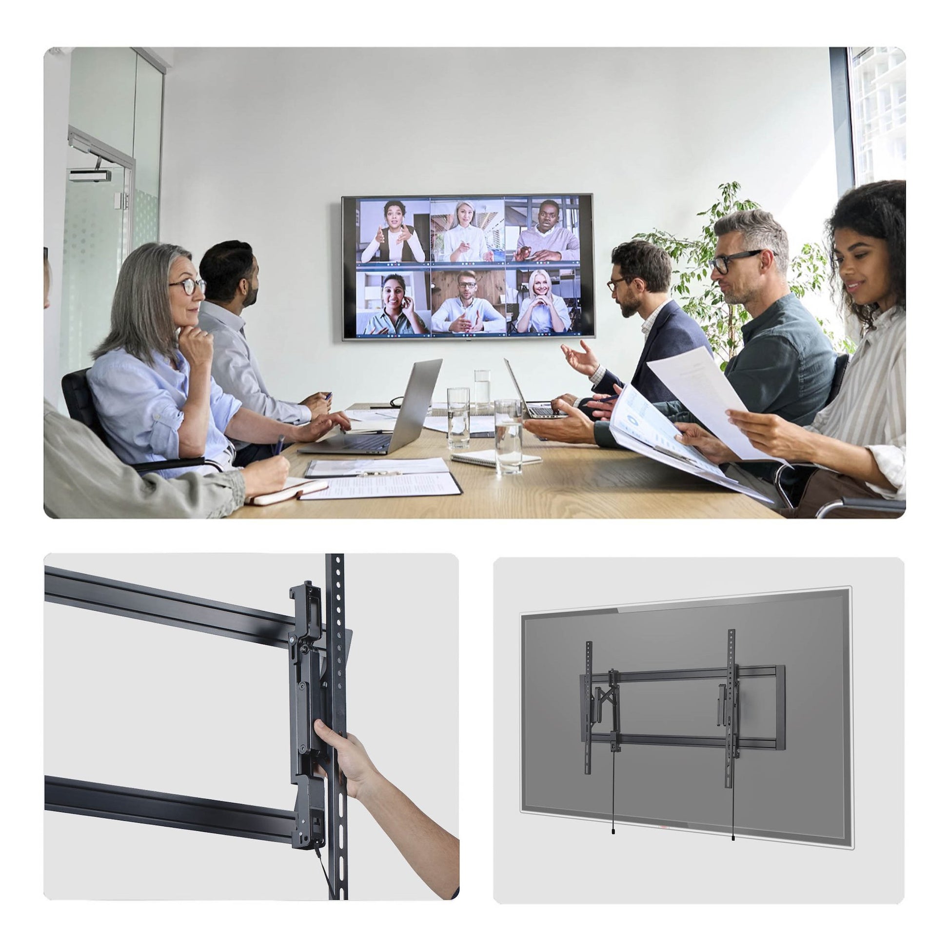 StarTech.com Wandhalterung – Vollbeweglich – 55–105" – VESA 200×200–1000×600 – bis 80 kg – 10ULE-TV-WALL-MOUNT