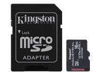 Kingston Technology Kingston Industrial Speichergerät – 16 GB, microSDHC, Klasse 10 / A1 / PSLC / inkl. SD-Adapter