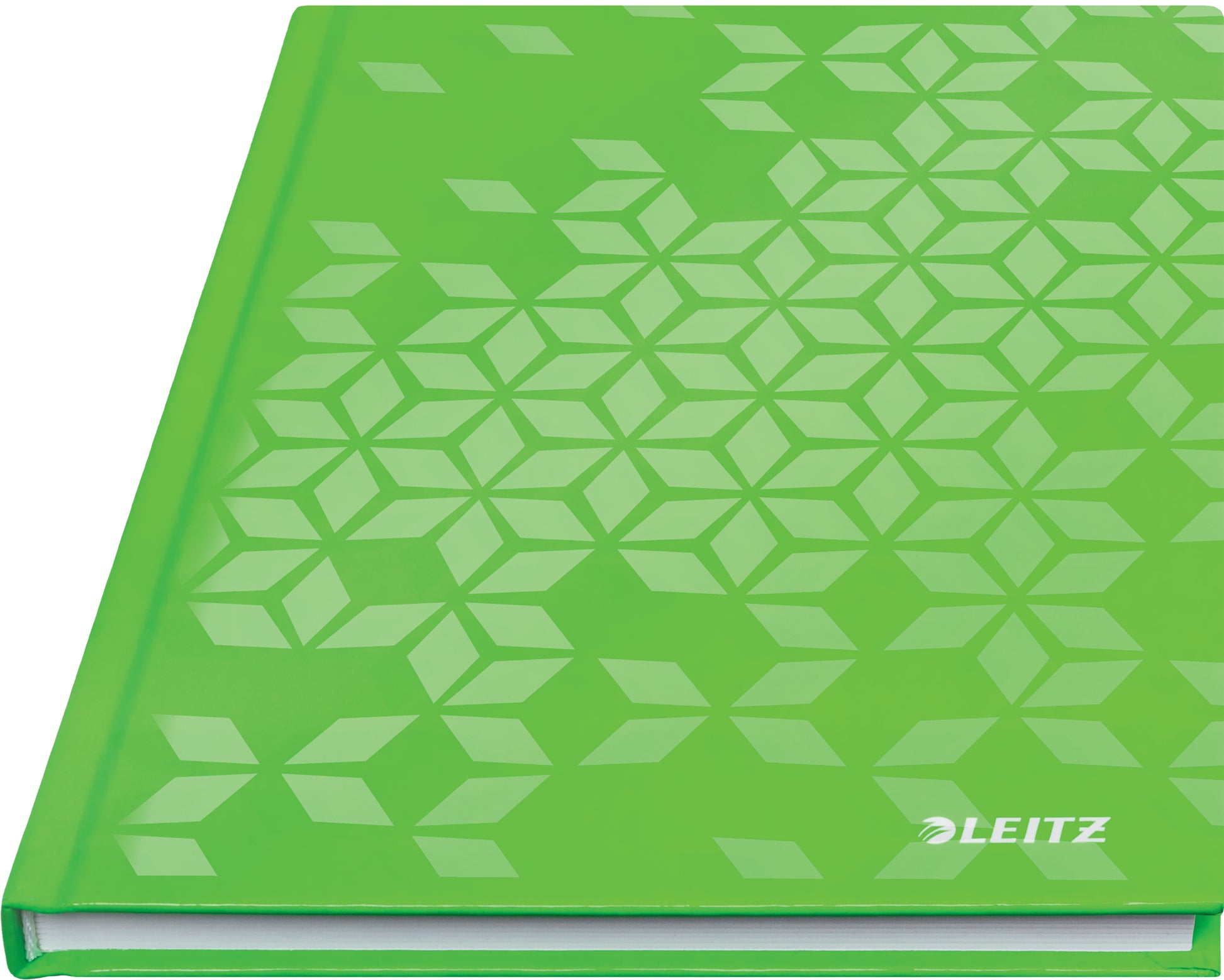 Leitz Notizbuch, A5, liniert, Fadenheftung, Karton, 160 Seiten, 90 g/m² – grün
